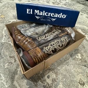 New Exotic Caiman Belly Cowboy Boots